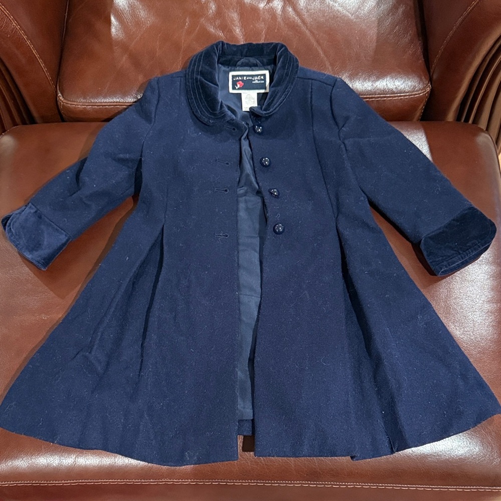 Janie and Jack Classic Navy Pea Coat